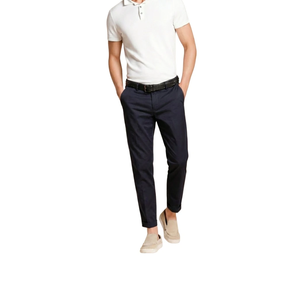 Mason's Uomo Blu Pantaloni, M, New,
