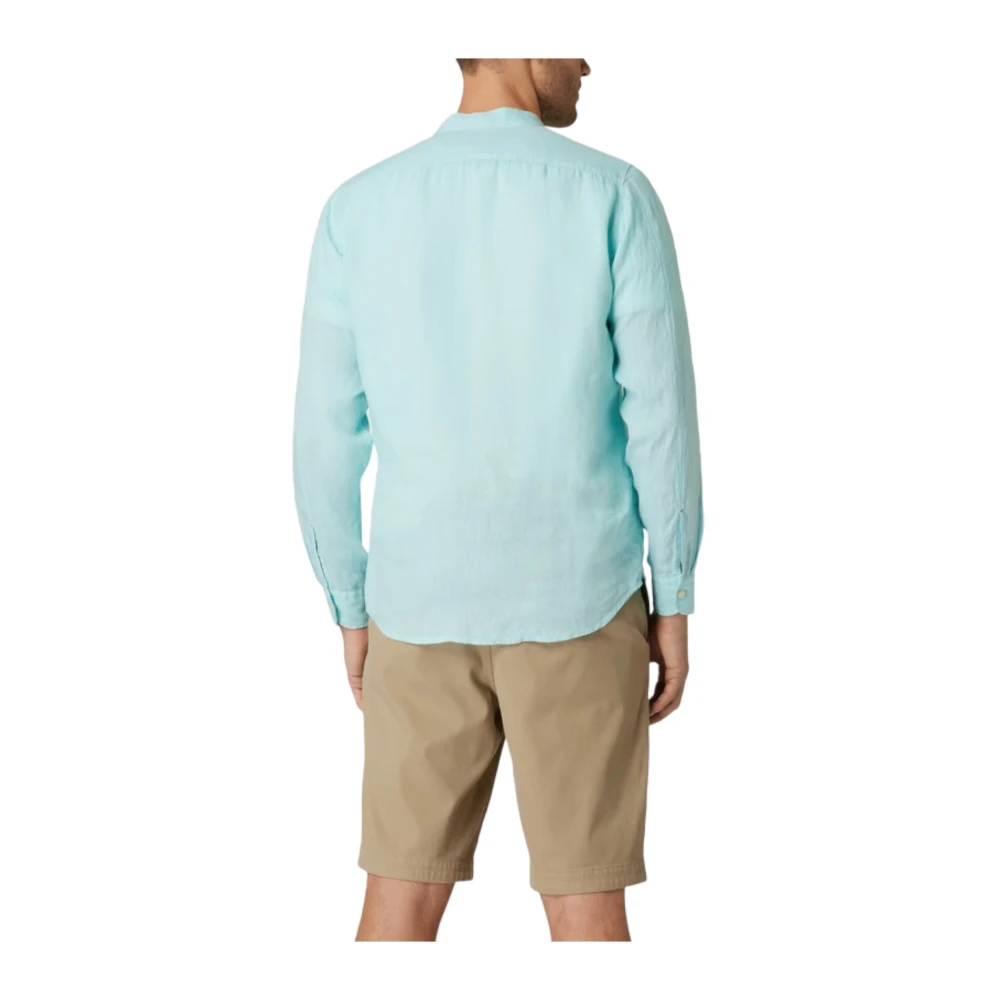 Hugo Boss Lange Mouw Shirt Blue Heren