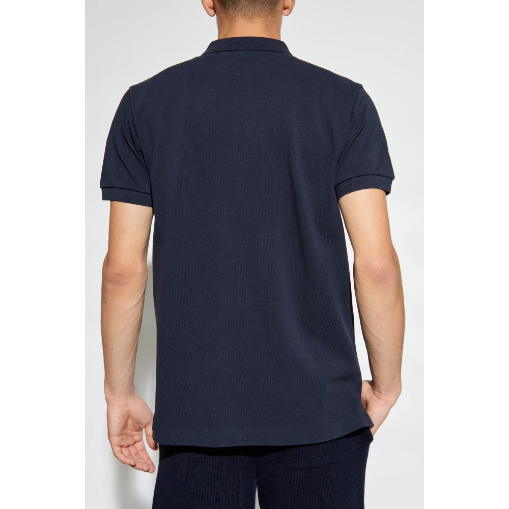 Bally Polo met logo Blue Heren