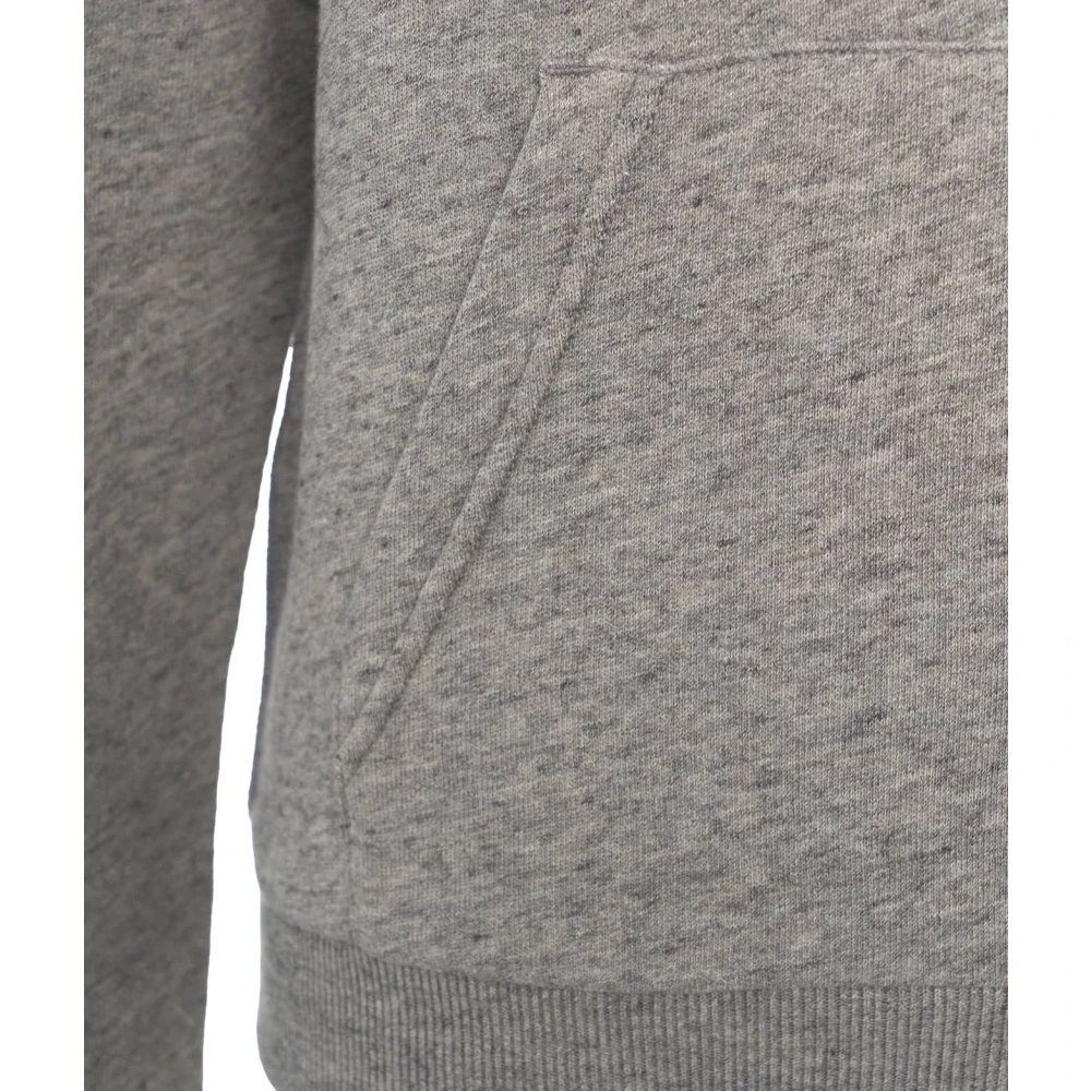 Polo Ralph Lauren Grijze Geborduurde Hoodie Sweatshirt Gray Dames