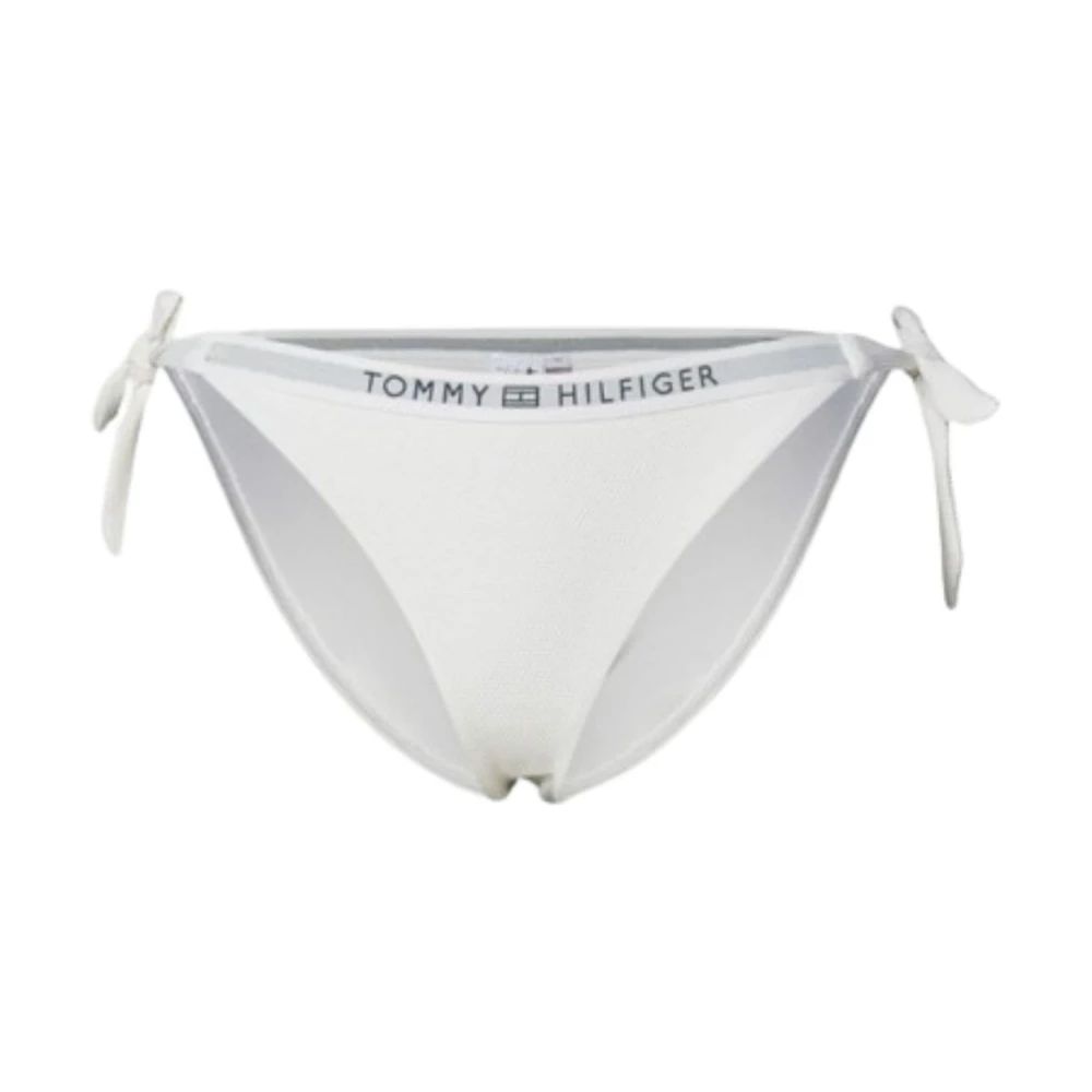 Tommy Hilfiger Zijdelingse Bikini met Strik voor Vrouwen Beige Dames