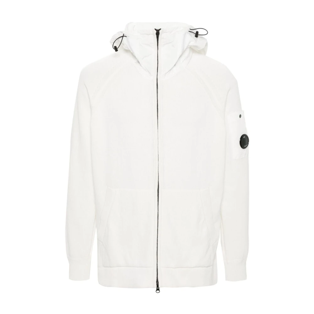C.P. Company Witte Hoodie White Heren