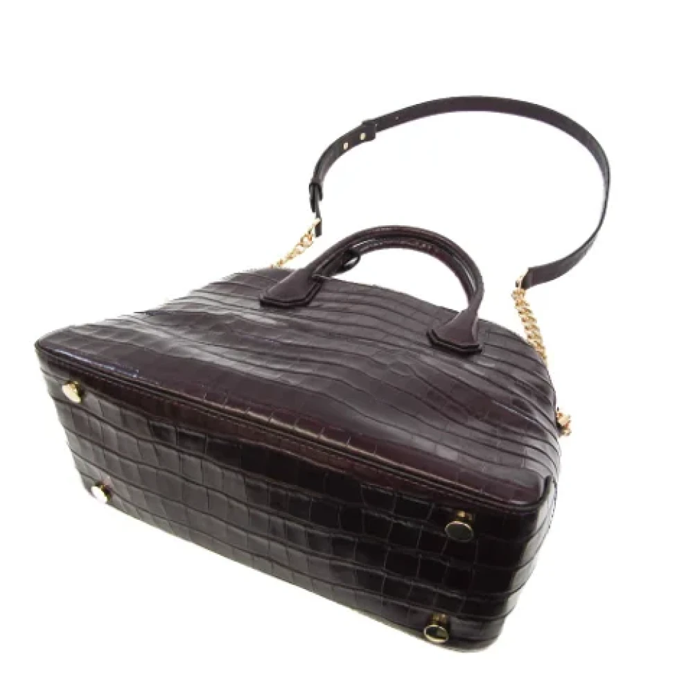 Michael Kors Pre-owned Leather handbags Purple Dames