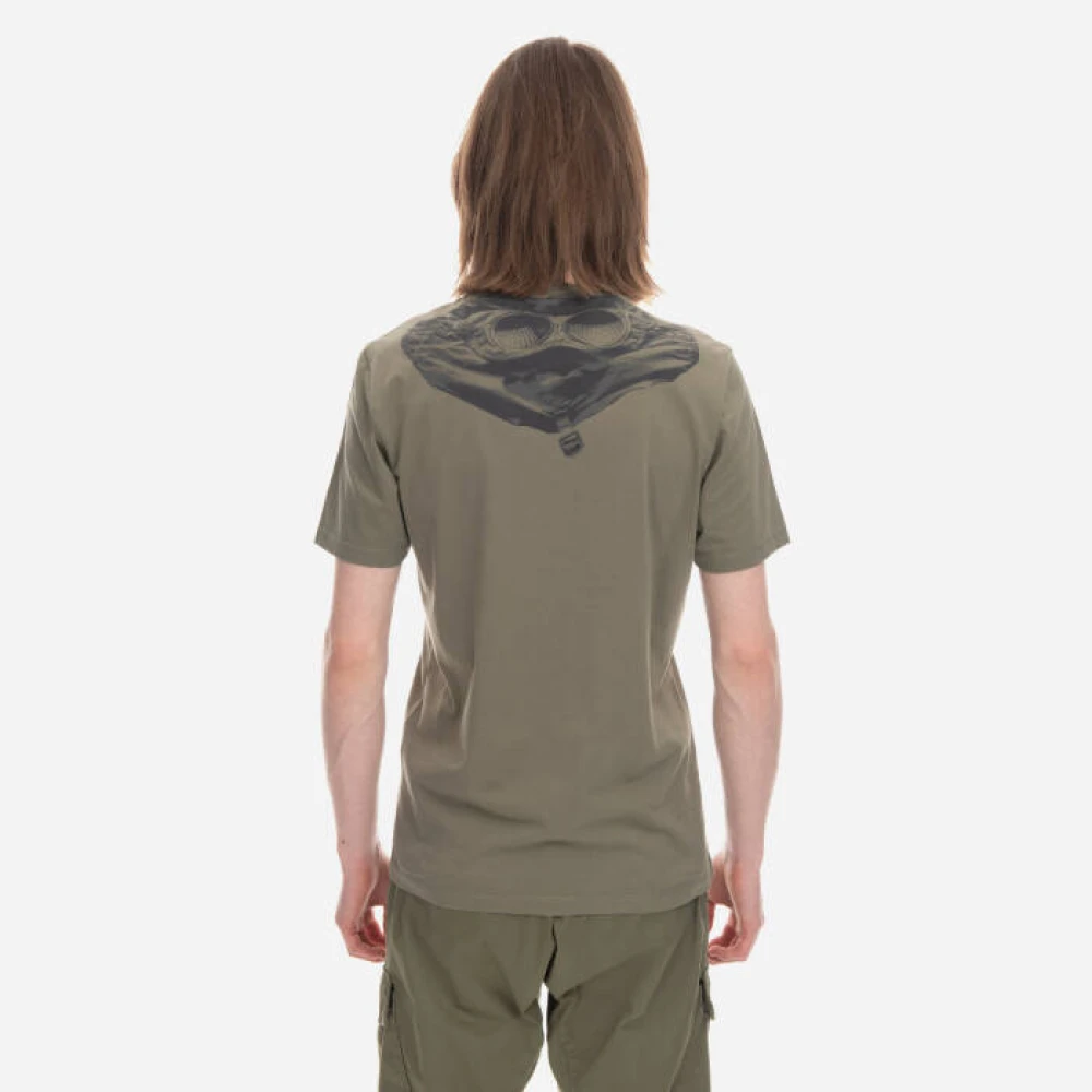 C.P. Company Heren 30 1 Jersey Goggle T-shirt Green Heren