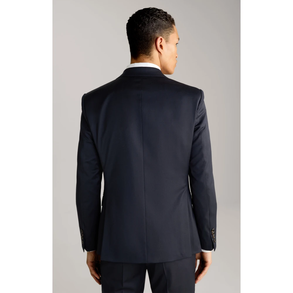 Joop! Klassieke wollen jas donkerblauw Blue Heren