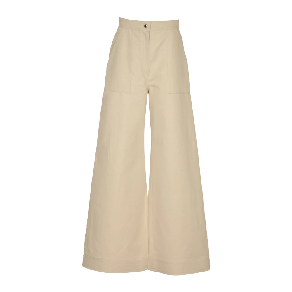 Max Mara Elegante Broeken voor Vrouwen Beige Dames