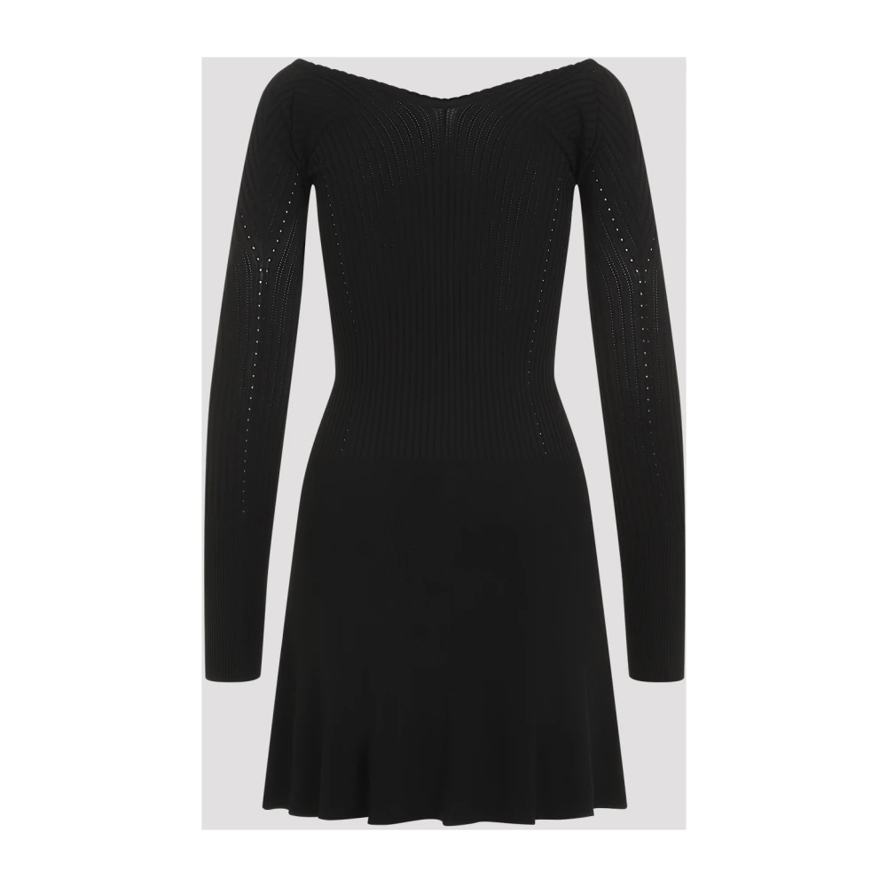 Jacquemus Zwarte Mini Jurk Pralu Black Dames