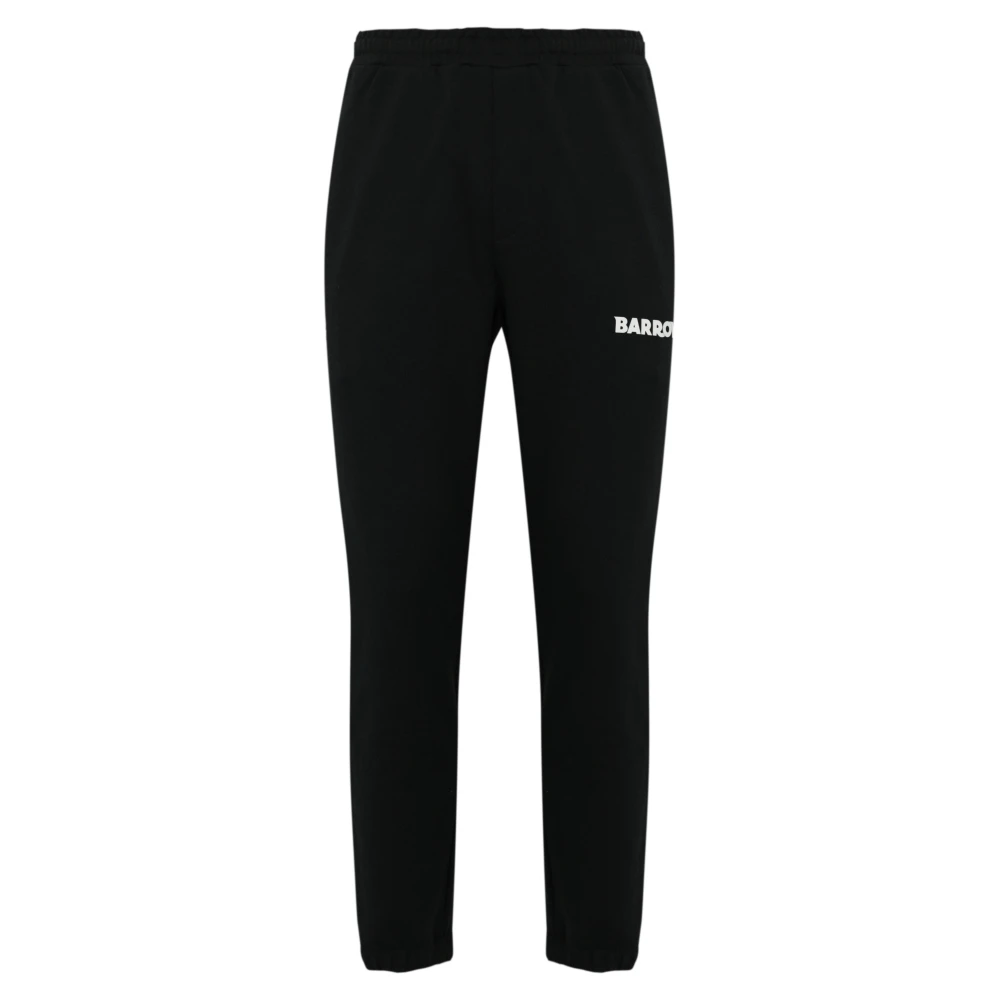 Barrow Katoen Unisex Zwarte Broek Black Heren