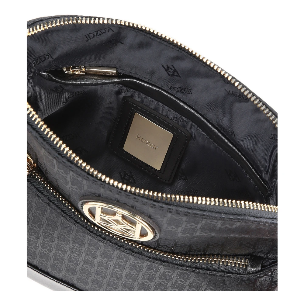Kazar Dames zwarte messenger tas Black Dames