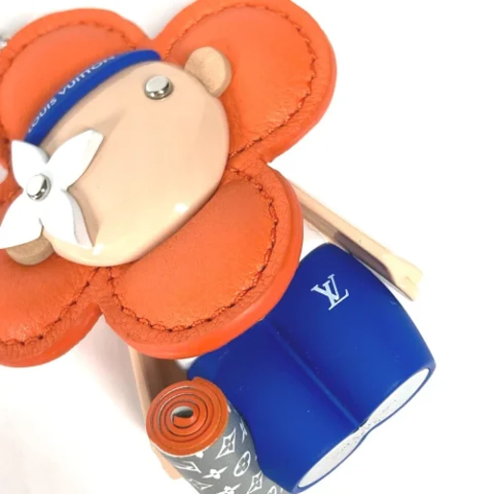 Louis Vuitton Vintage Pre-owned Fabric key-holders Orange Dames