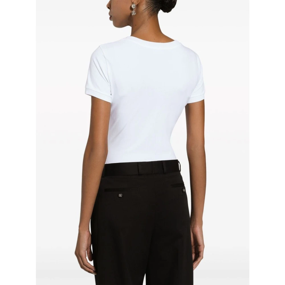 Dolce & Gabbana Klassiek T-shirt White Dames