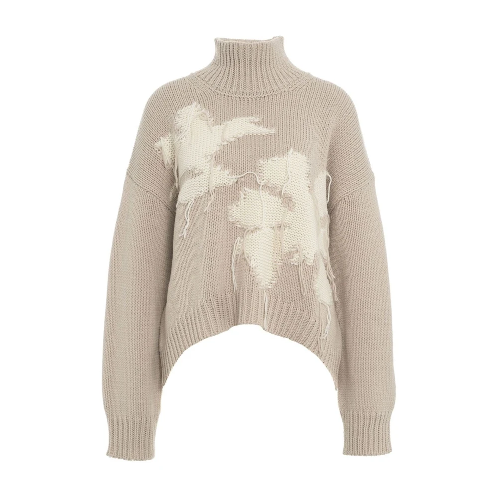 Dondup Stijlvolle Turtlenecks voor een Chic Look Beige Dames