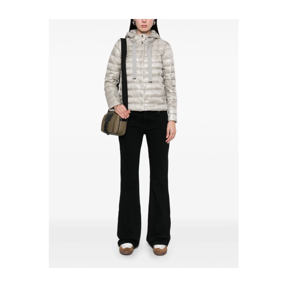 Herno Grijze Jas Beige Dames