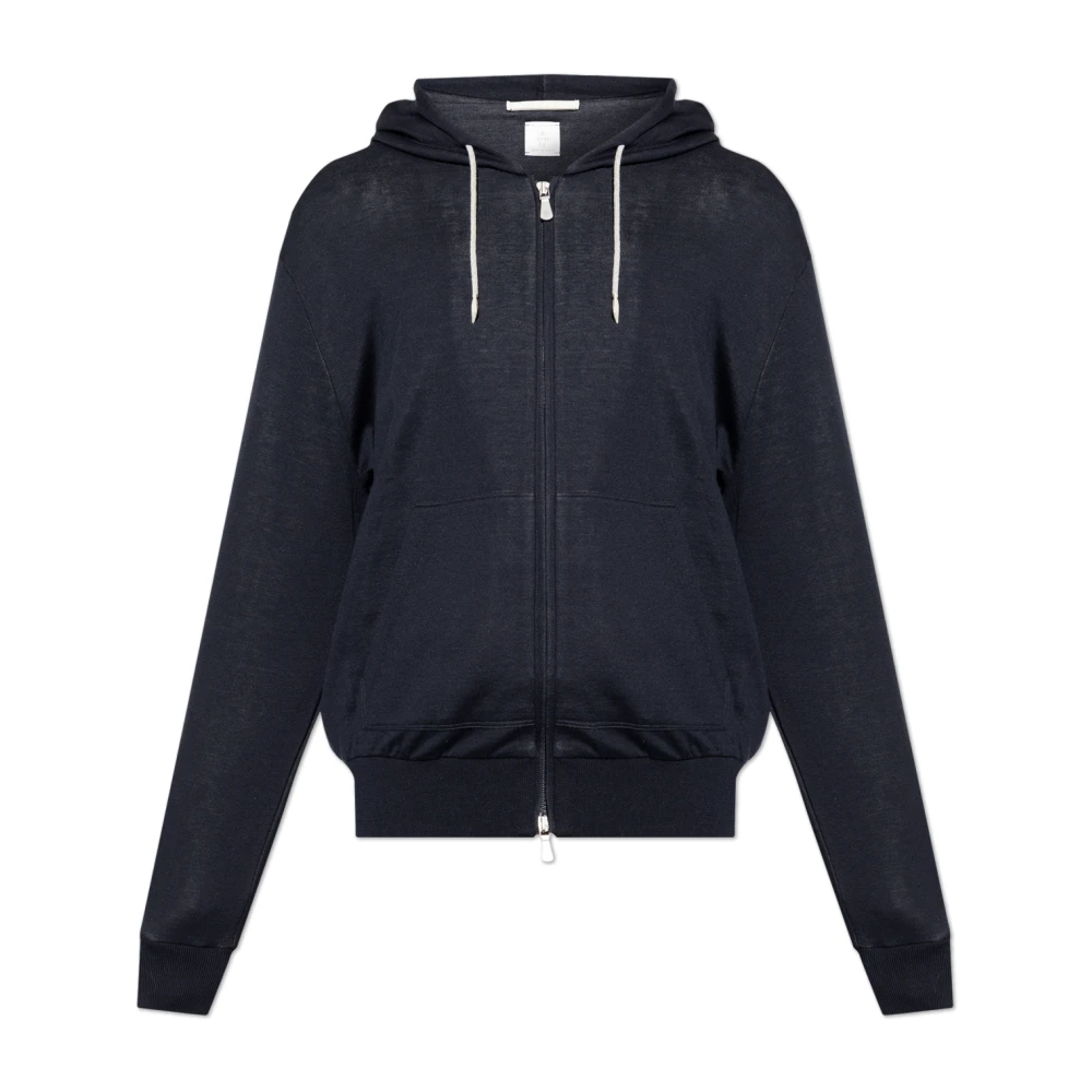 Eleventy Hoodie Blue Heren