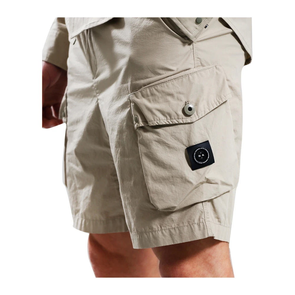 Marshall Artist Cargo Shorts in Zandkleur Beige Heren