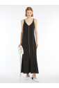 black-v-neckline-dress-with-contrasting-stitching