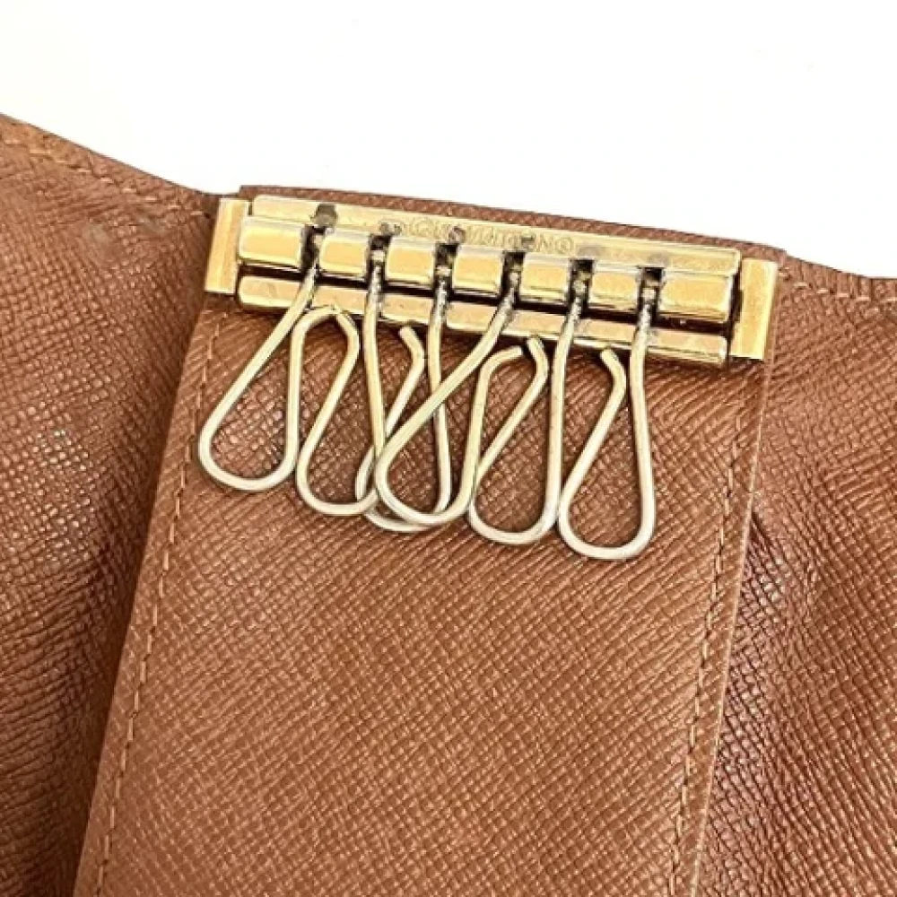 Louis Vuitton Vintage Pre-owned Canvas key-holders Brown Dames