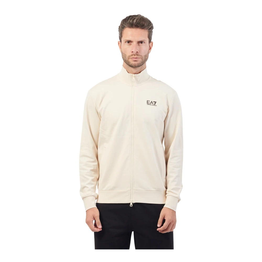 Emporio Armani MultiColour Jurk met Fullzip Sluiting Beige Heren