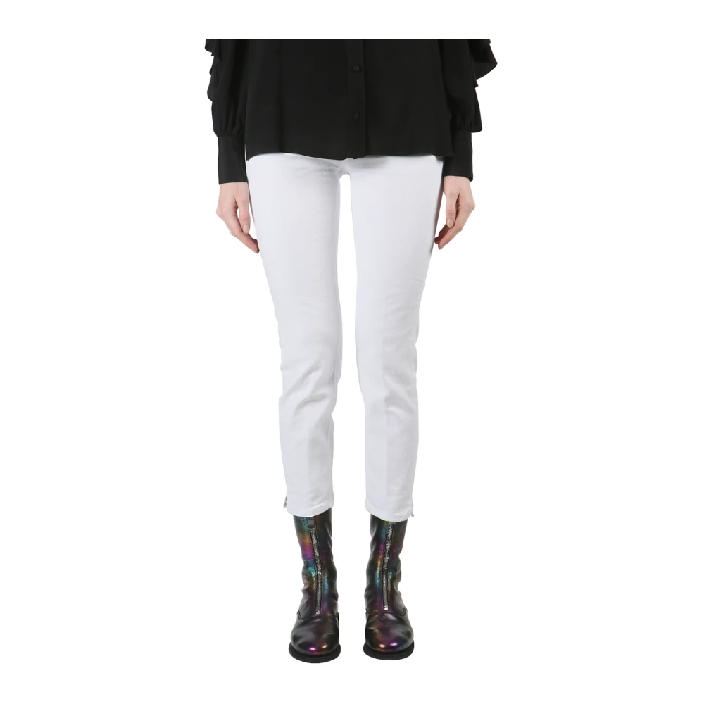 Dondup Denim Jeans Newdia Model White Dames
