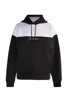 Color Block Hooded Sweatshirt