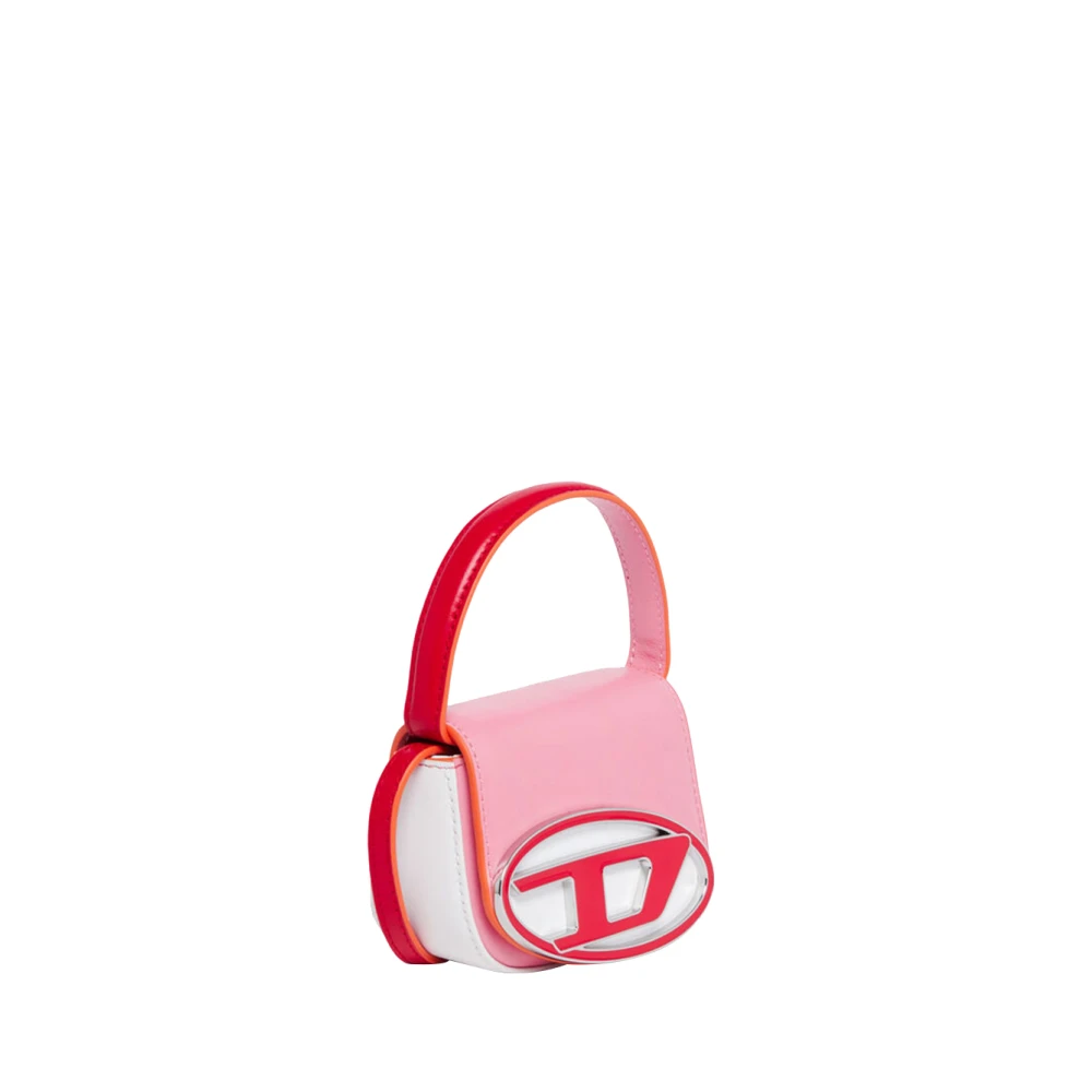 Diesel Roze Handtas met Gouden Details Pink Dames