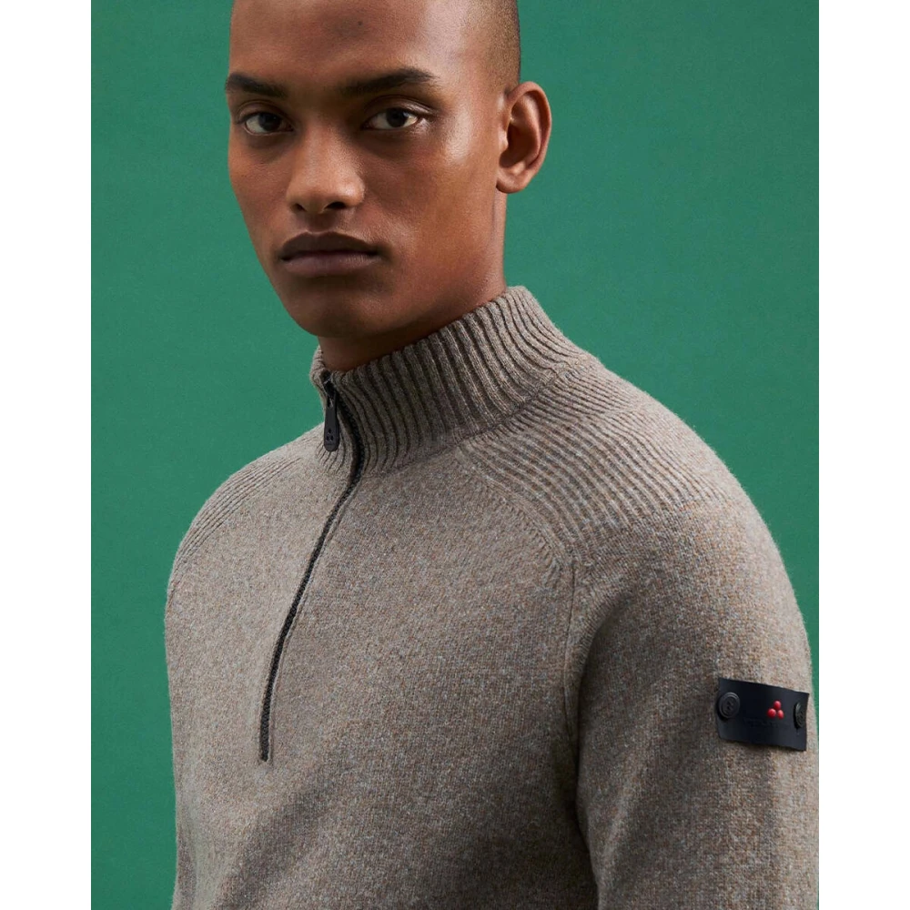Peuterey Braille Pullover Beige Heren