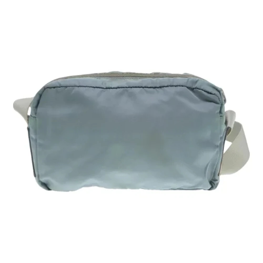 Prada Vintage Pre-owned Fabric prada-bags Blue Dames