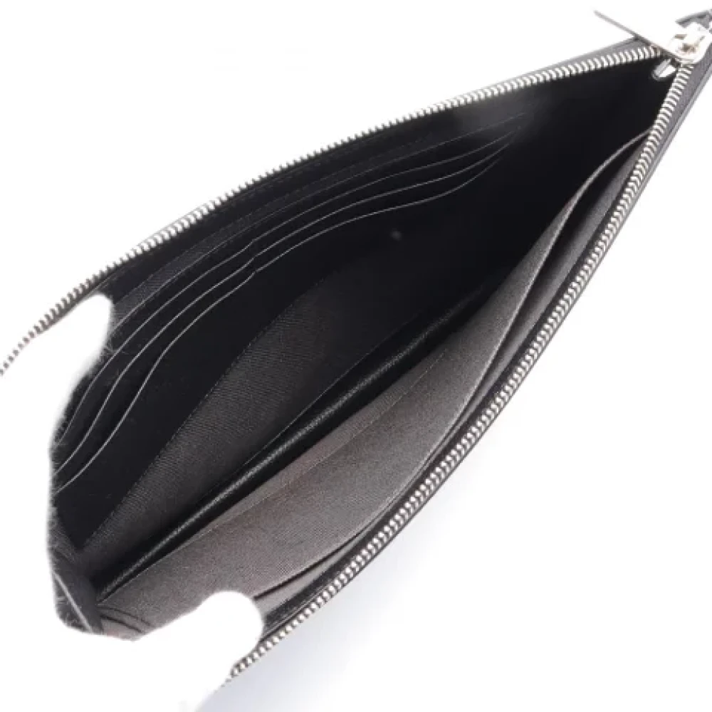 Gucci Vintage Pre-owned Leather gucci-bags Black Heren