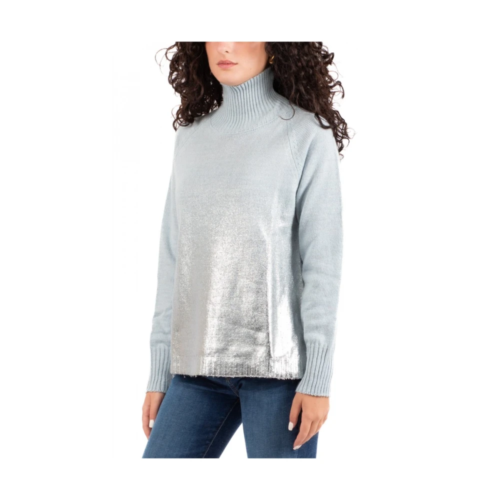 Luckylu Stijlvolle Dames Top Blue Dames