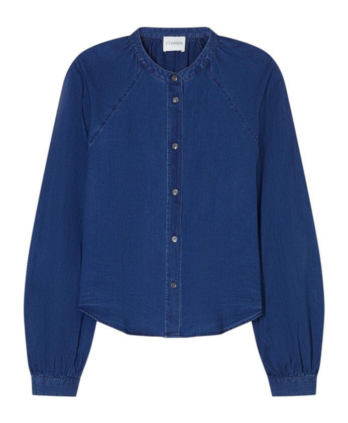 chemise-bleue-a-manches-larges