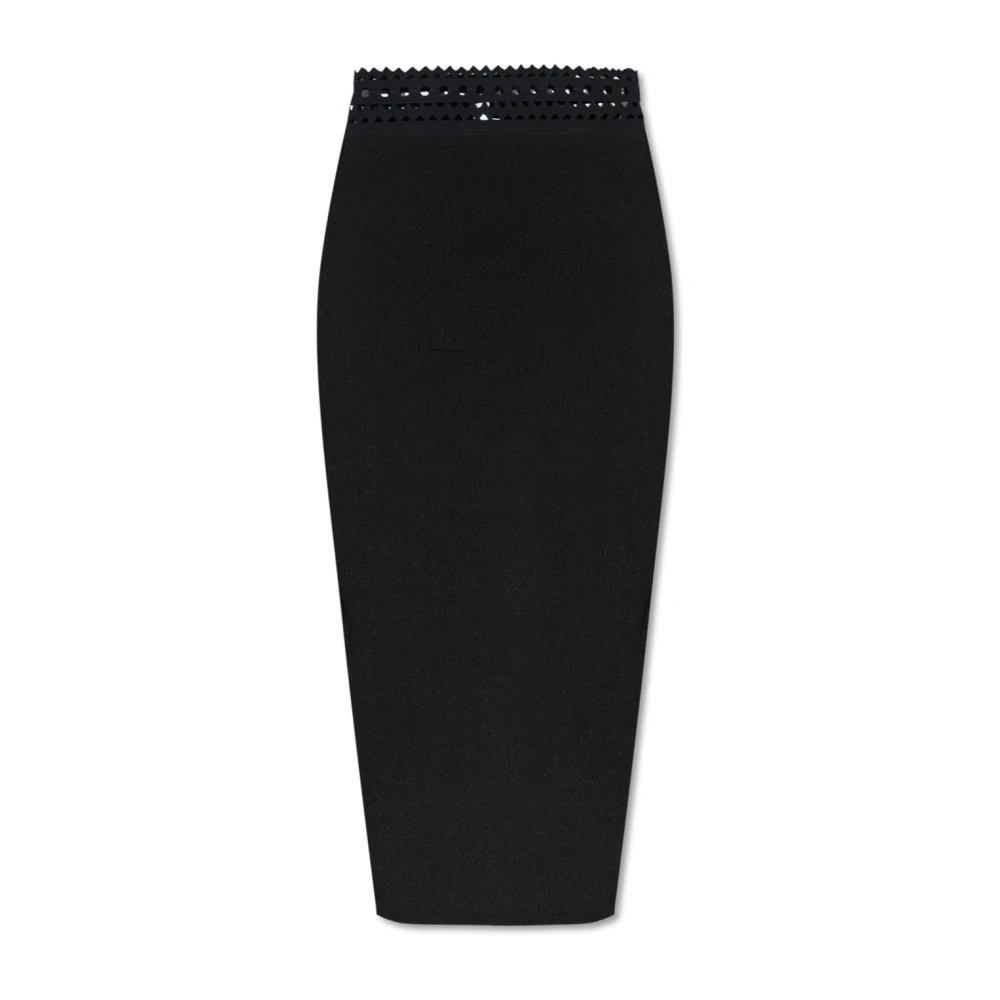 Alaïa Rok met decoratieve afwerking Black Dames
