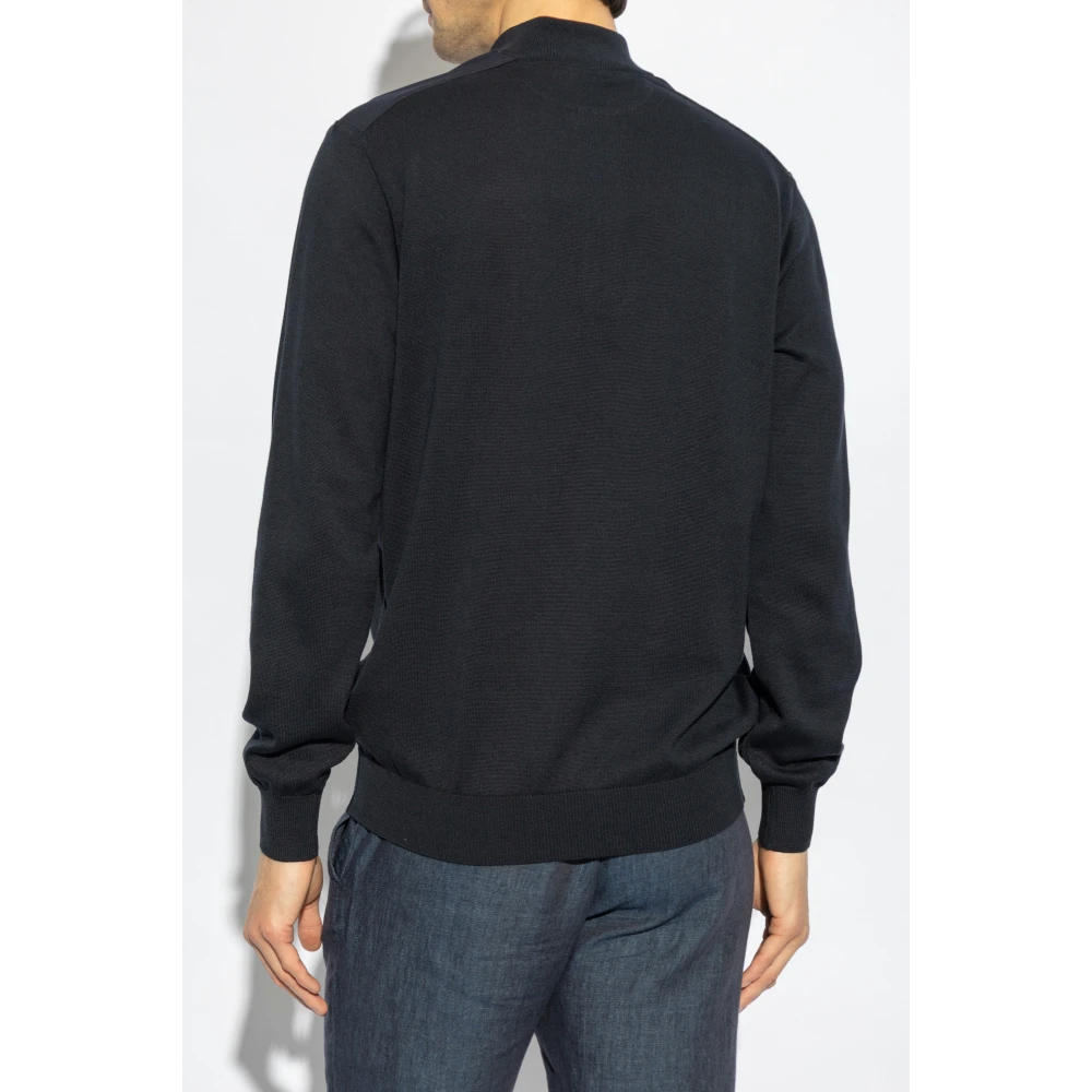 PAUL & SHARK Trui met ritssluiting kraag Blue Heren