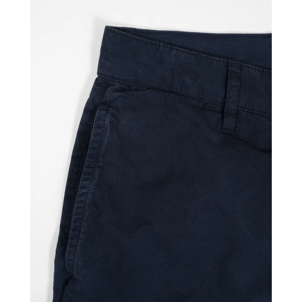 Hartford Lichtgewicht zomer chino shorts Blue Heren