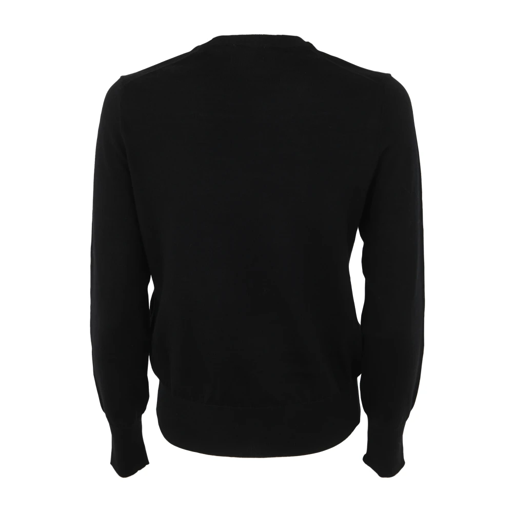 Filippa K Zwarte Merino Ronde Hals Trui Black Dames