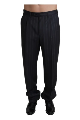 Wool Blend Formal Trousers
