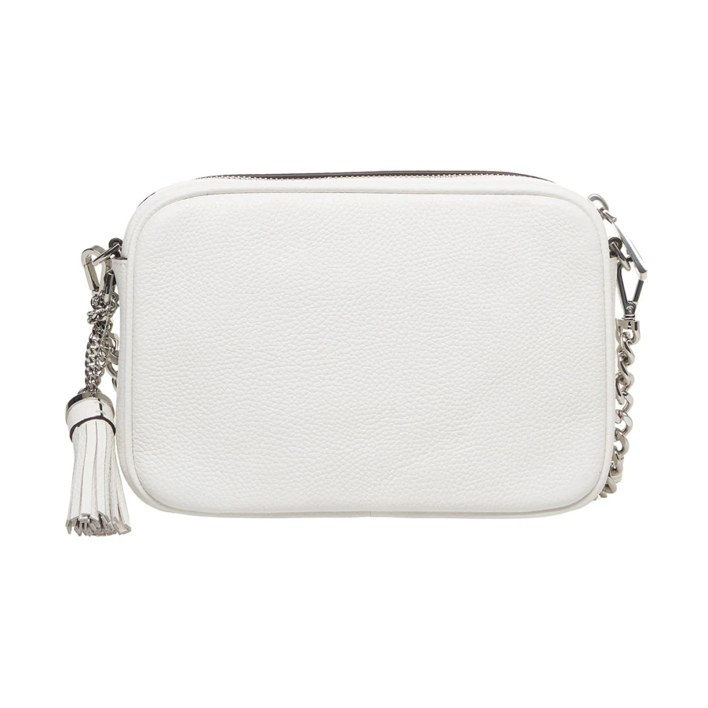 Michael Kors Witte leren schoudertas Ginny White Dames