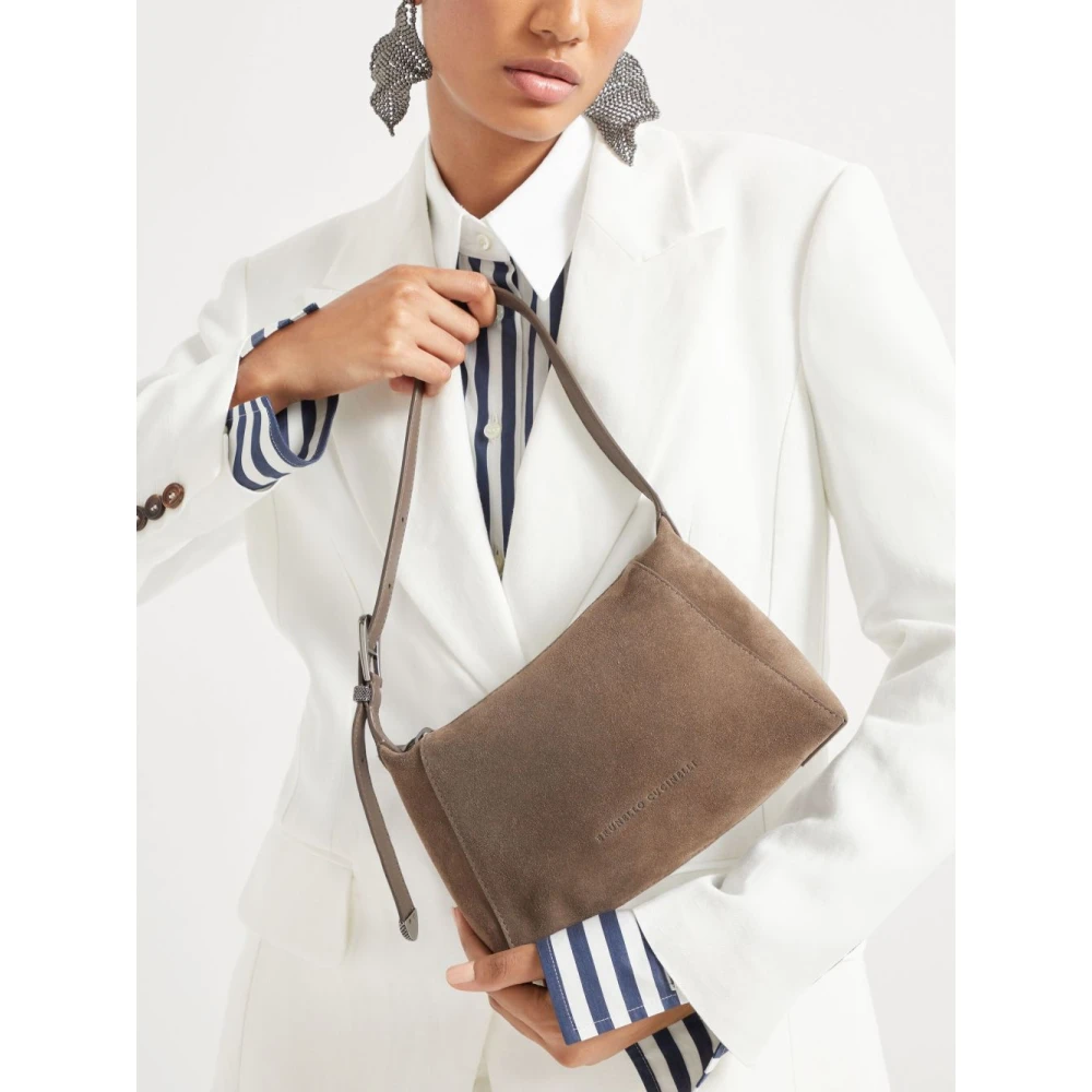 BRUNELLO CUCINELLI Stijlvolle Tassen Collectie Brown Dames