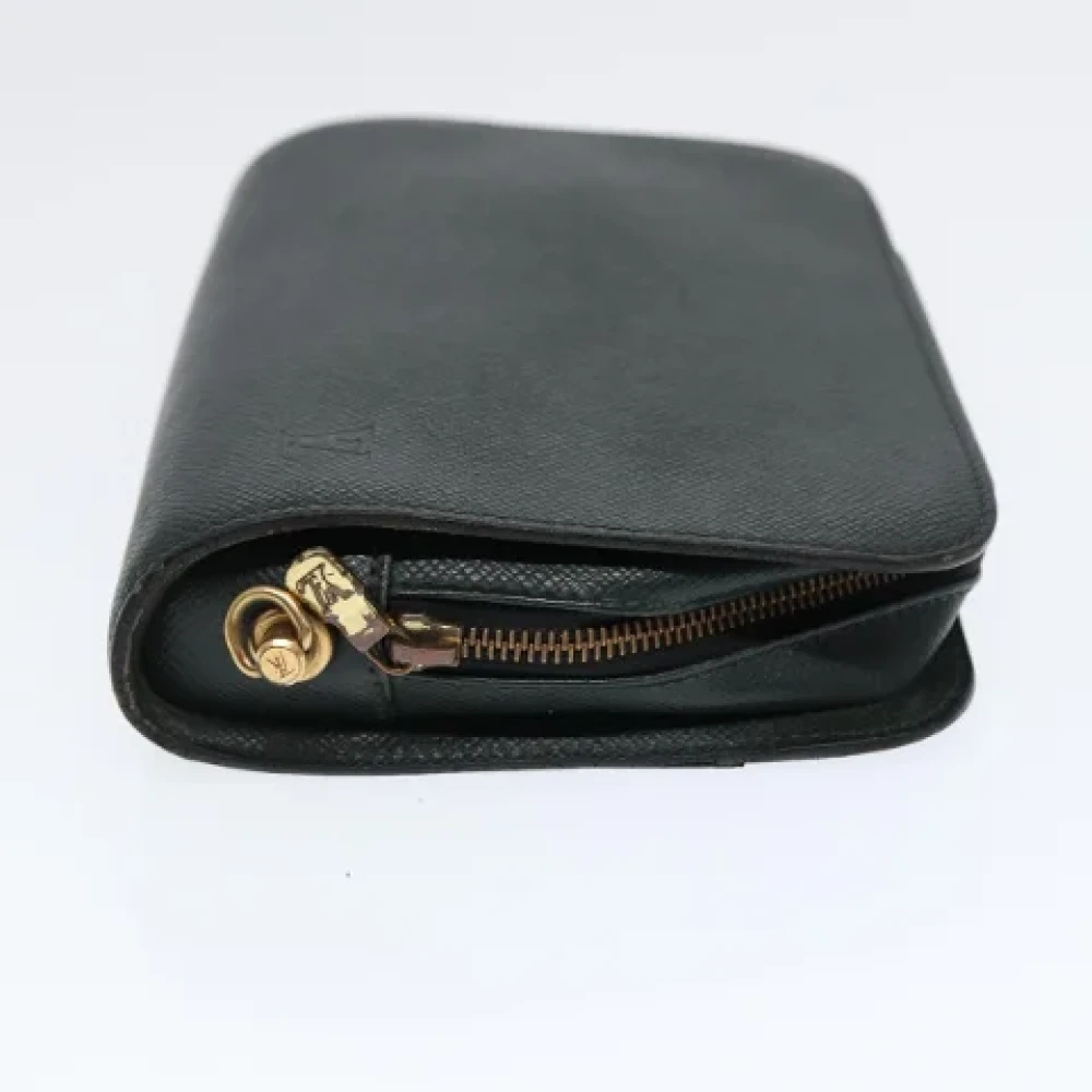 Louis Vuitton Vintage Pre-owned Leather clutches Green Dames