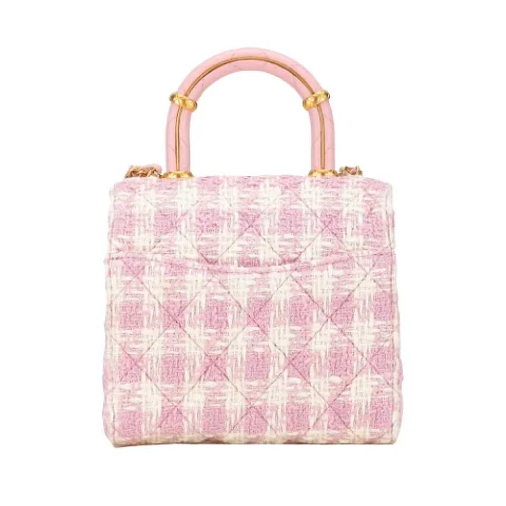 Chanel Vintage Pre-owned Fabric chanel-bags Pink Dames
