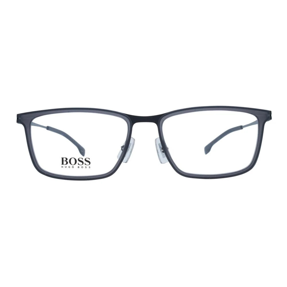 Hugo Boss Rechthoekige optische monturen met demo-glazen Gray Heren