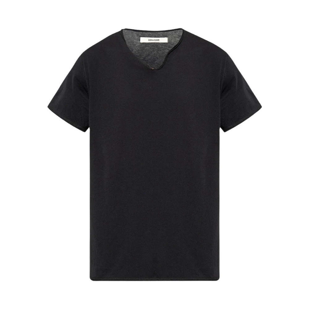 Zadig & Voltaire Monastir katoenen T-shirt Black Heren