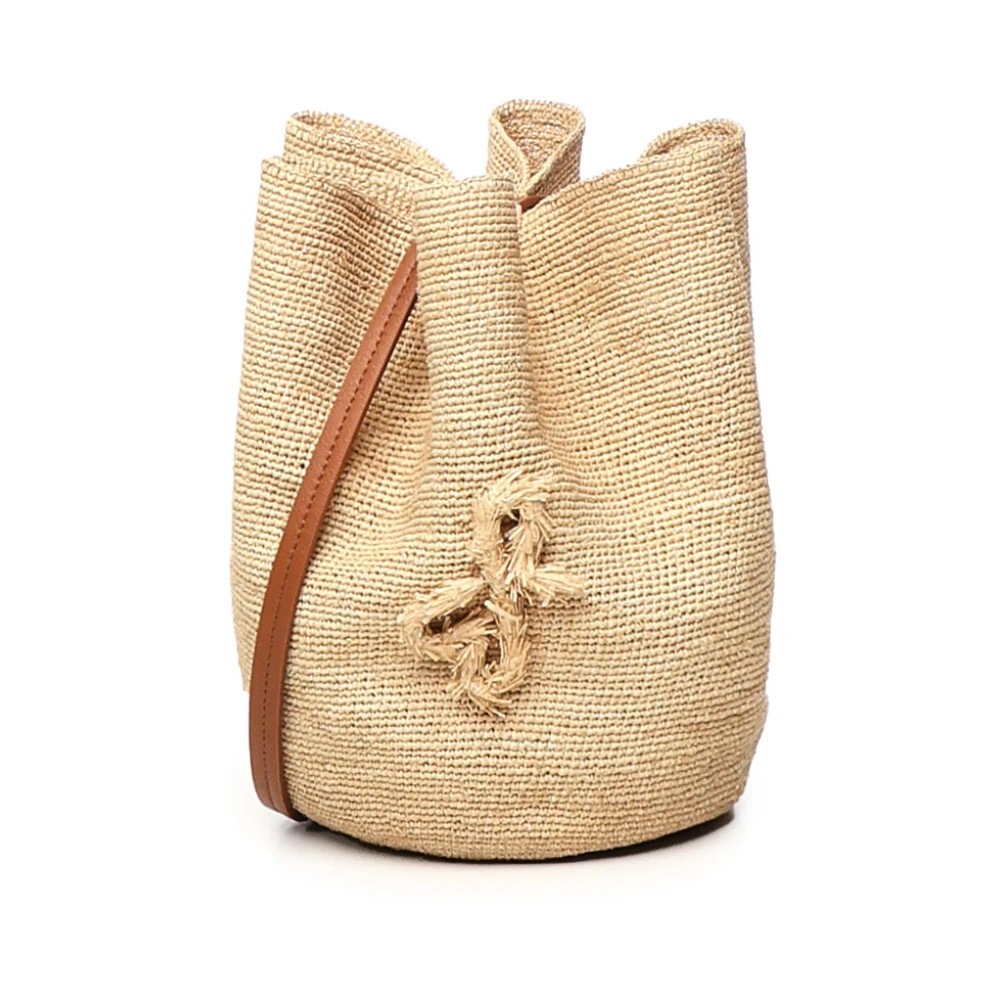 Ruslan Baginskiy Strohoed Tas Beige Natuurlijk Beige Dames