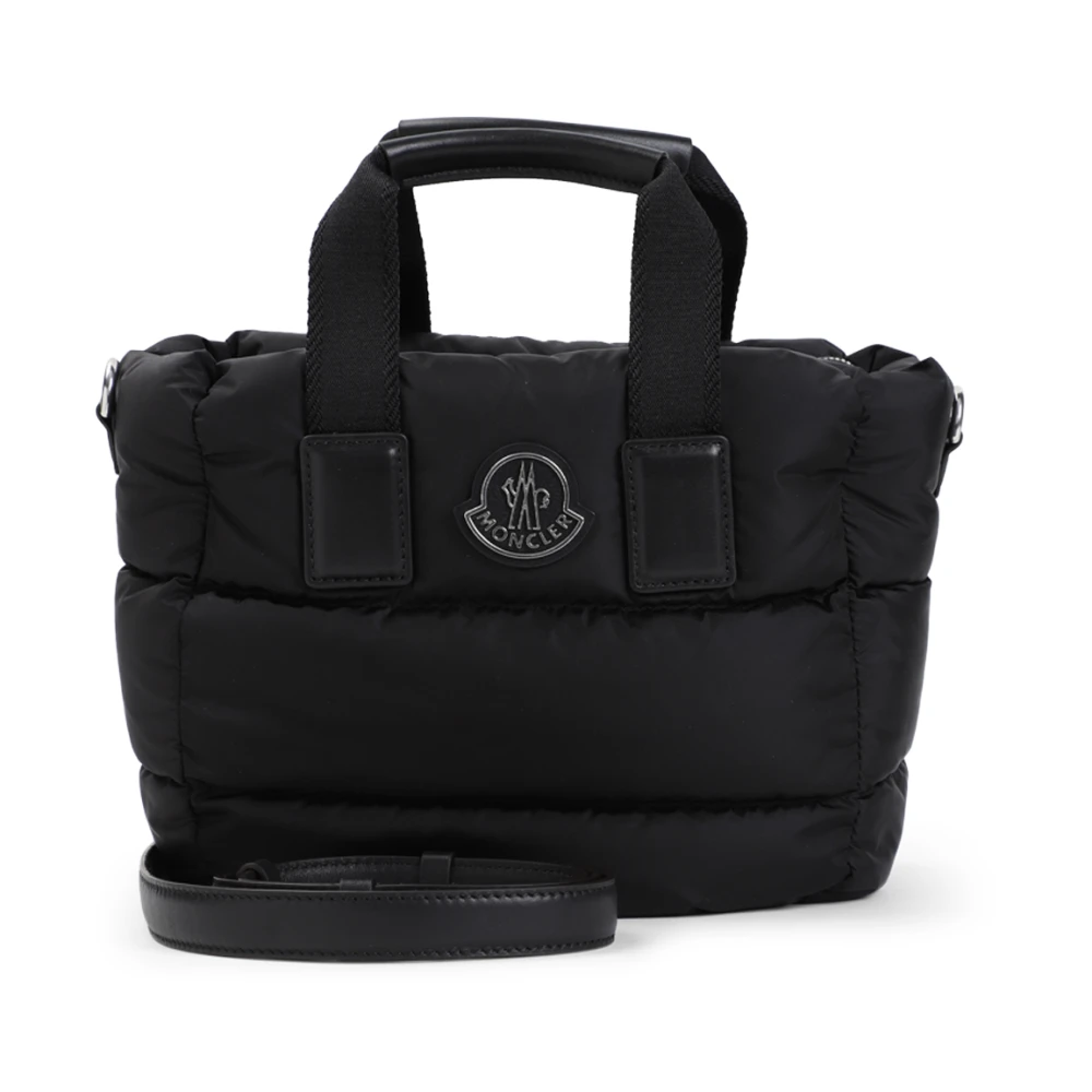 Moncler Zwarte Dames Shopper Tas Black Dames