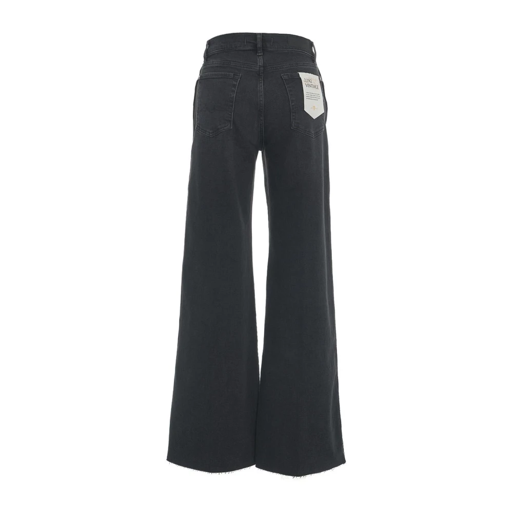7 For All Mankind Wijde Jeans Denim Blue Black Dames