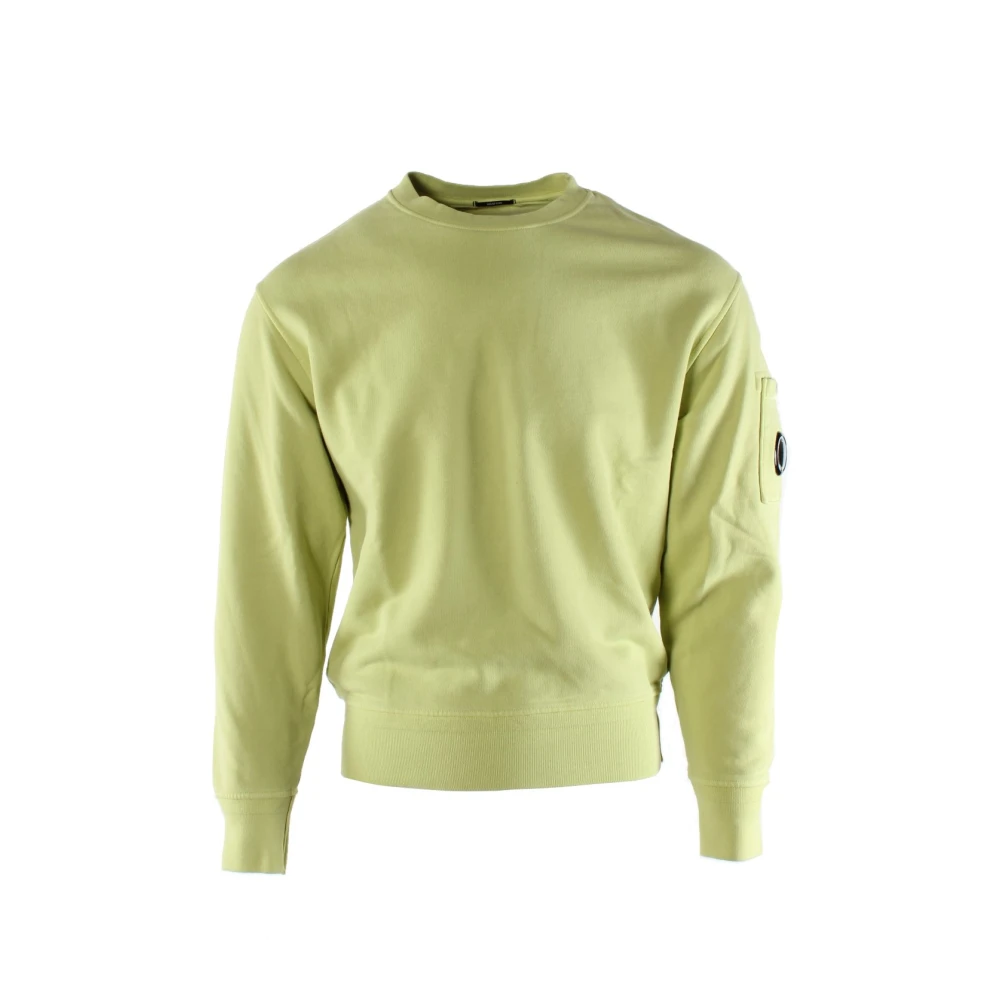 C.p. Company Men's Green Cotton Jumper For - Sweatshirts - Xs - Sweatshirts & Hoodies