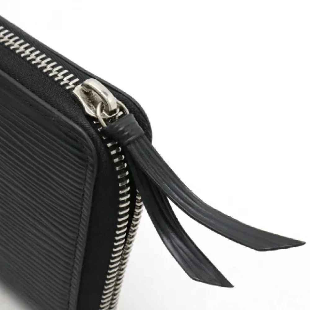 Louis Vuitton Vintage Pre-owned Leather wallets Black Heren