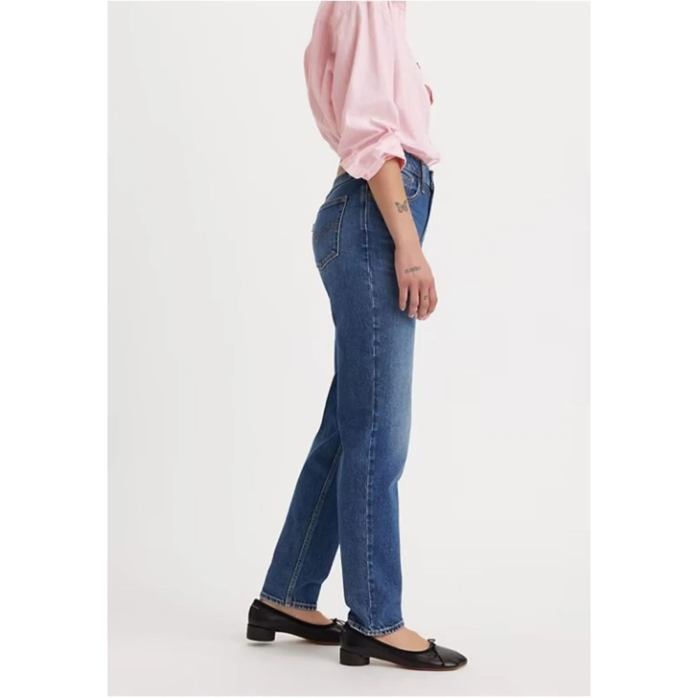 Levi's Vintage Mom Jeans Tough Cookie Blue Dames