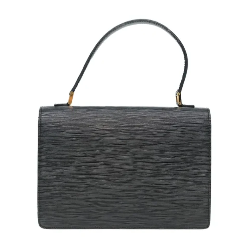 Louis Vuitton Vintage Pre-owned Leather handbags Black Dames