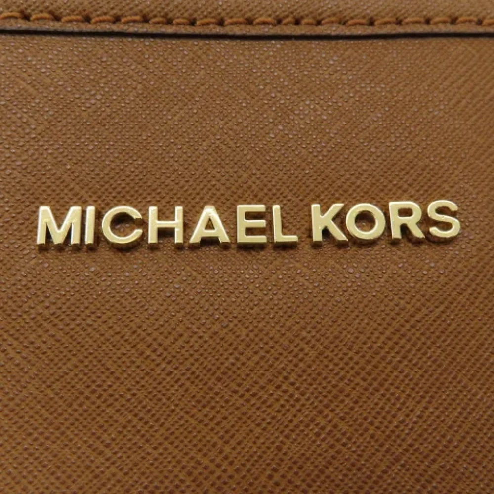Michael Kors Pre-owned Leather totes Brown Dames