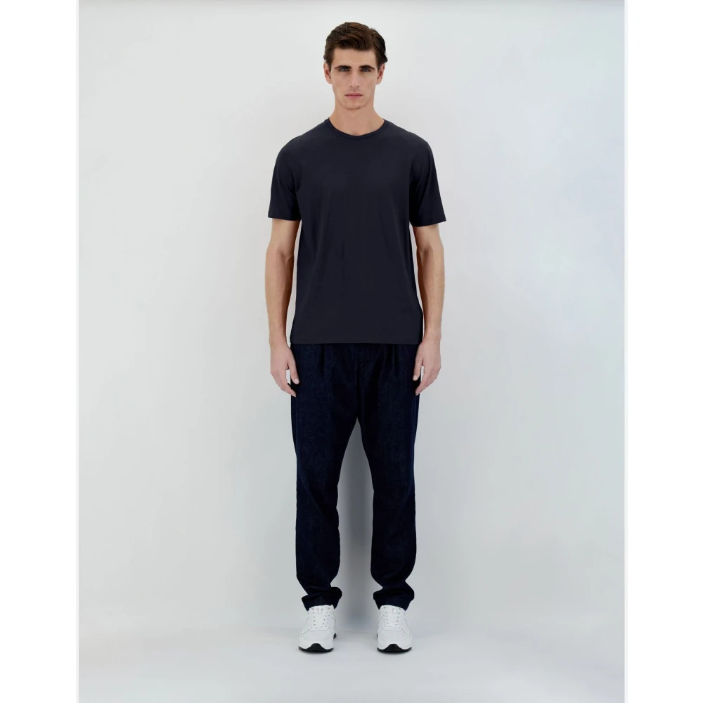 Herno T-Shirts Blue Heren